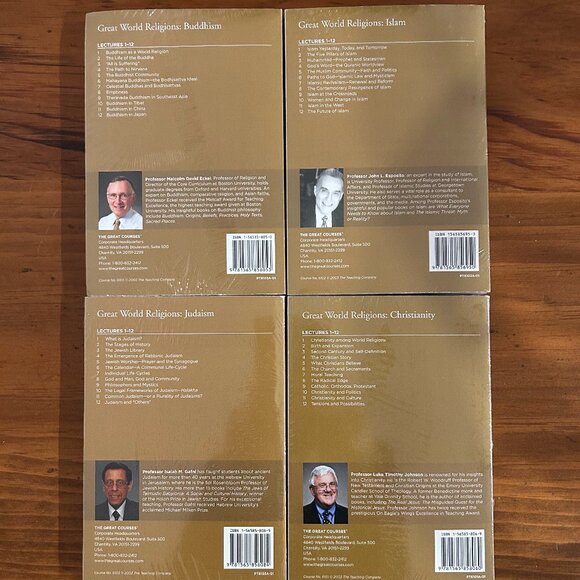 GREAT COURSES Buddhism, Islam, Judaism, Christianity set of 4 transcript books - Picture 2 of 3
